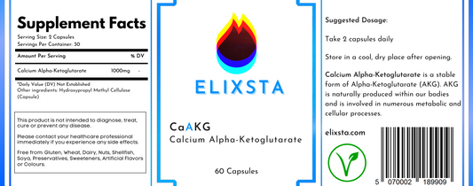 CaAKG - Calcium Alpha-Ketoglutarate 60 Capsules